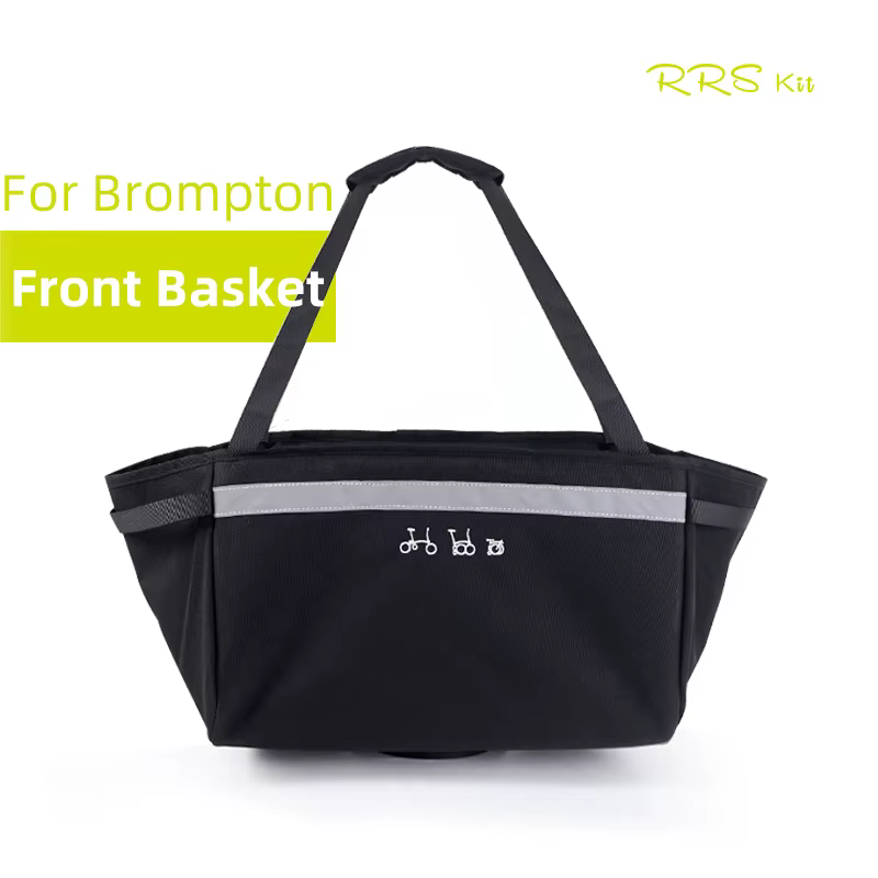 Sac de rangement avant pour vélo pliant Bromsilice, panier à légumes, support rapide interne, original