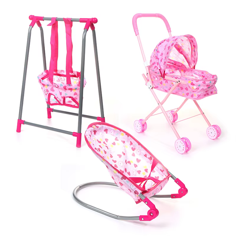 Chaises à bascule pour maison de beurre, lit balançoire, chaise de salle à manger, décor de maison de jeu pour bébé, accessoires mignons