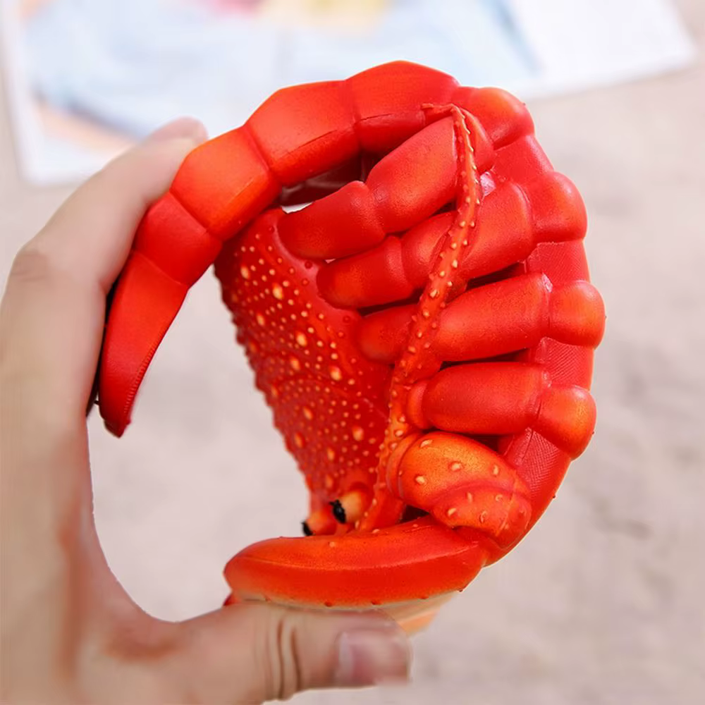 Pantoufles de homard d'été pour femmes et hommes