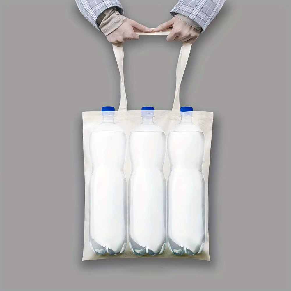 4 | 6 | 8 | Paquet de 12 sacs fourre-tout économiques en coton, sacs en tissu d'épicerie légers et moyens réutilisables, adaptés au bricolage et au publicité