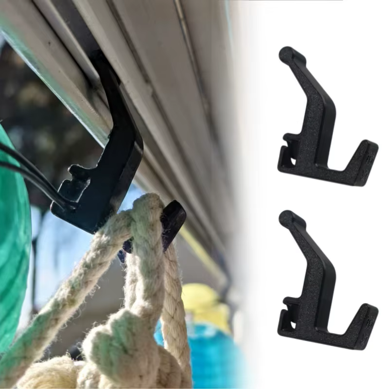 Crochets de fixation pour rails de pare-soleil Thule Omnistor 9200/9300, 1 pièce, pour éclairage décoratif extérieur, clips de support pour camping-car et accessoires de motorhome