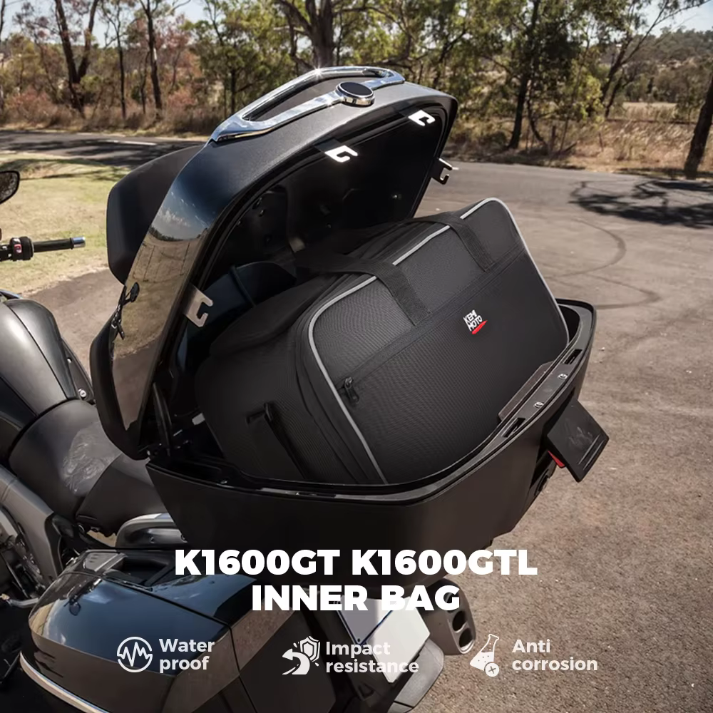 Sacs à bagages intérieurs de boîte arrière de moto, sac de valises, accessoires de moto, BMW K1600, GTL, K1600GTL