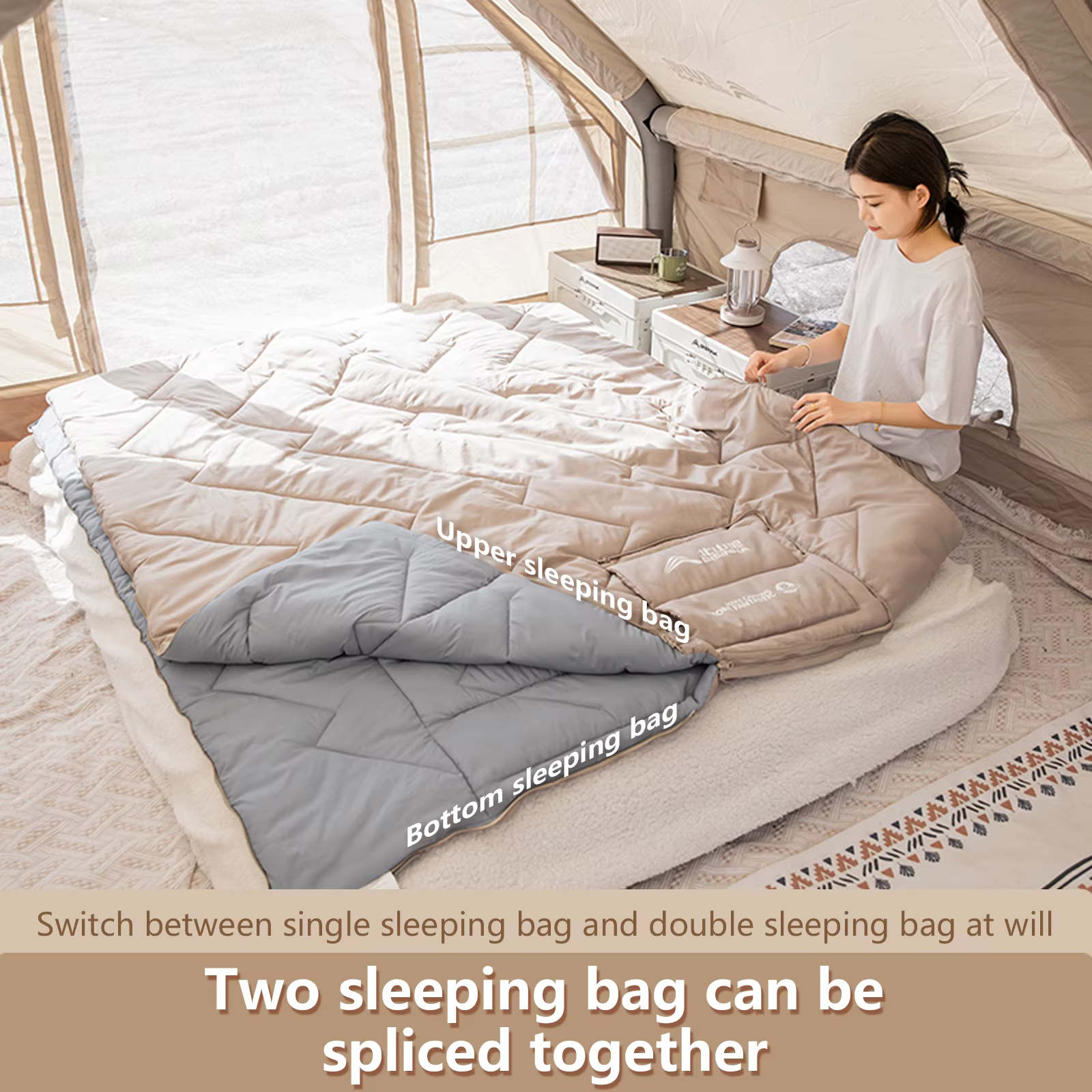 BISINNA Sac de couchage de camping