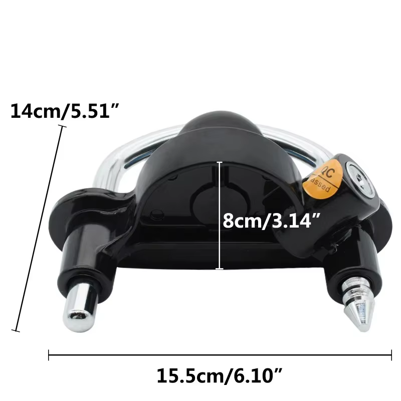 Verrou de sécurité universel pour attelage de remorque, accessoires de remorque, antivol, pour boule d'attelage