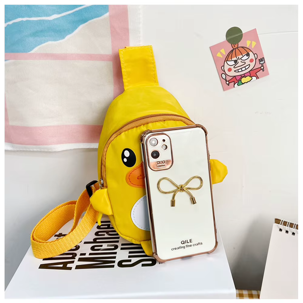Sac à Bandoulière en Forme de Canard de Dessin Animé