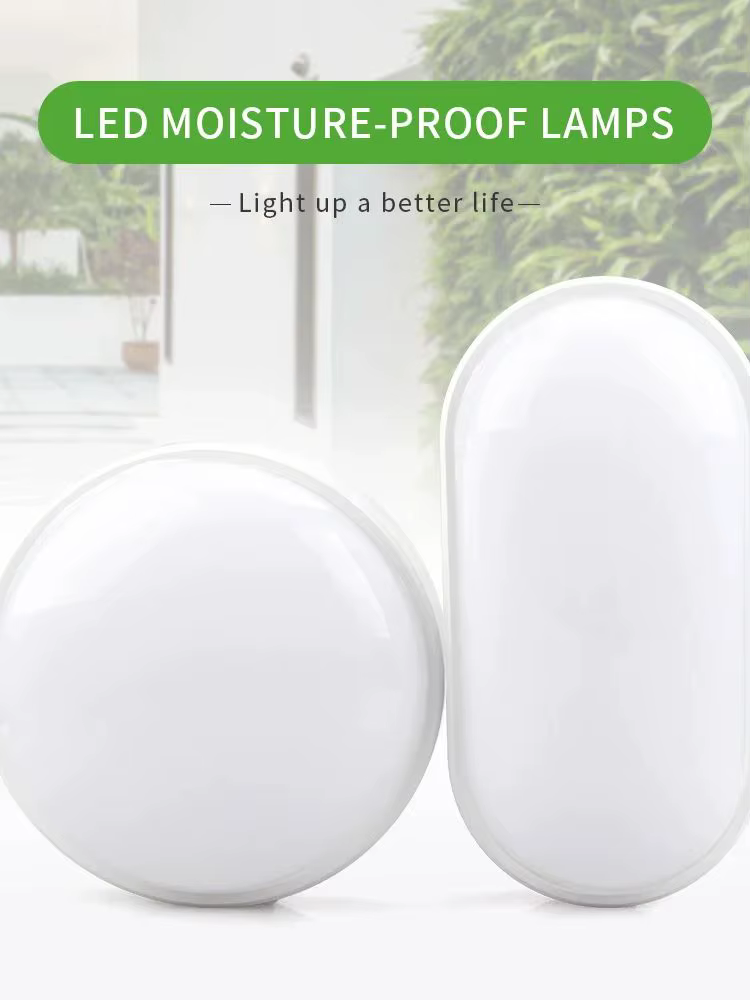 Applique murale étanche à l'humidité LED 16W 20W ronde/narLED plafonnier IP65 étanche AC85-265V HOOutdoor jardin cour lampe