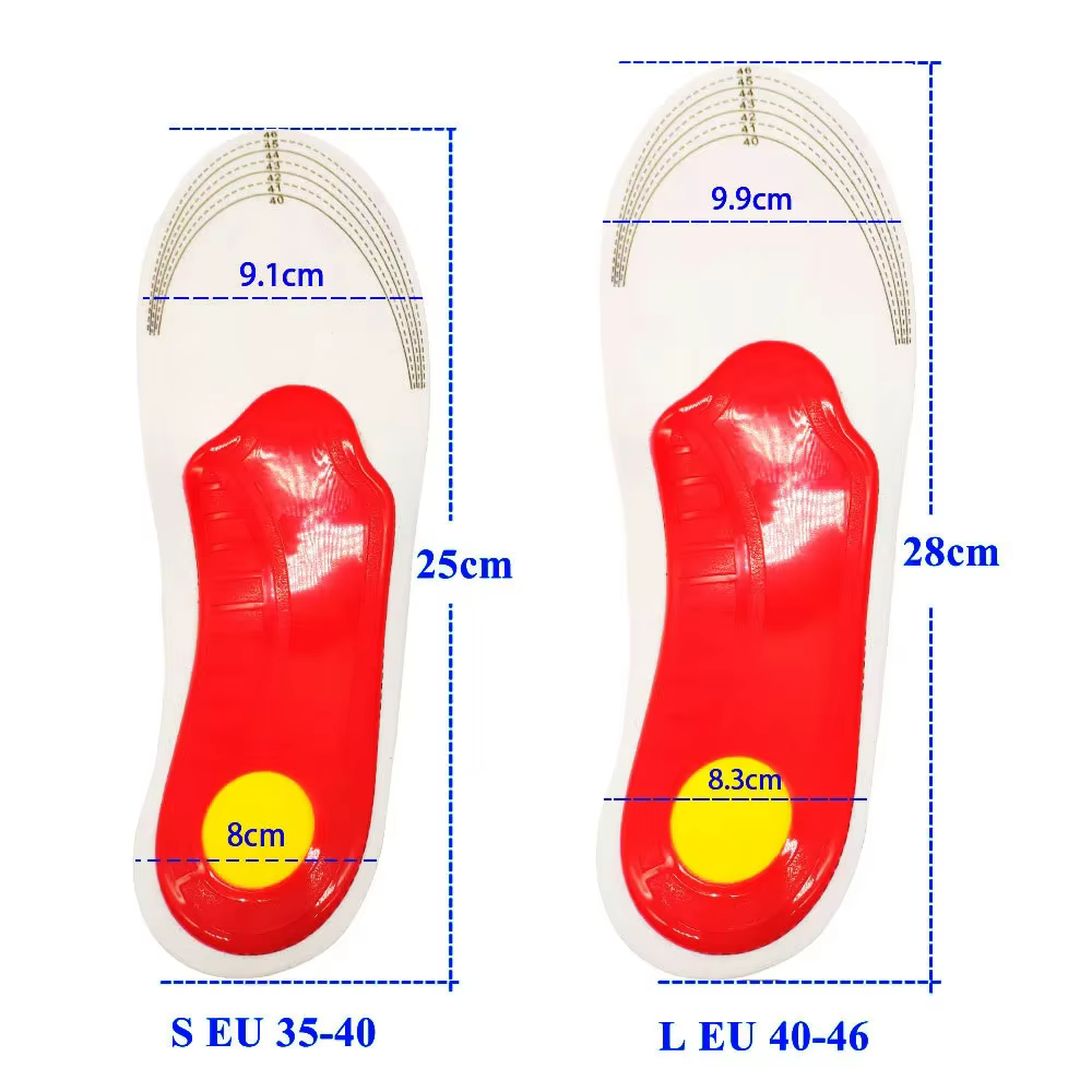 Semelles Orth4WD respirantes pour pieds plats en arc