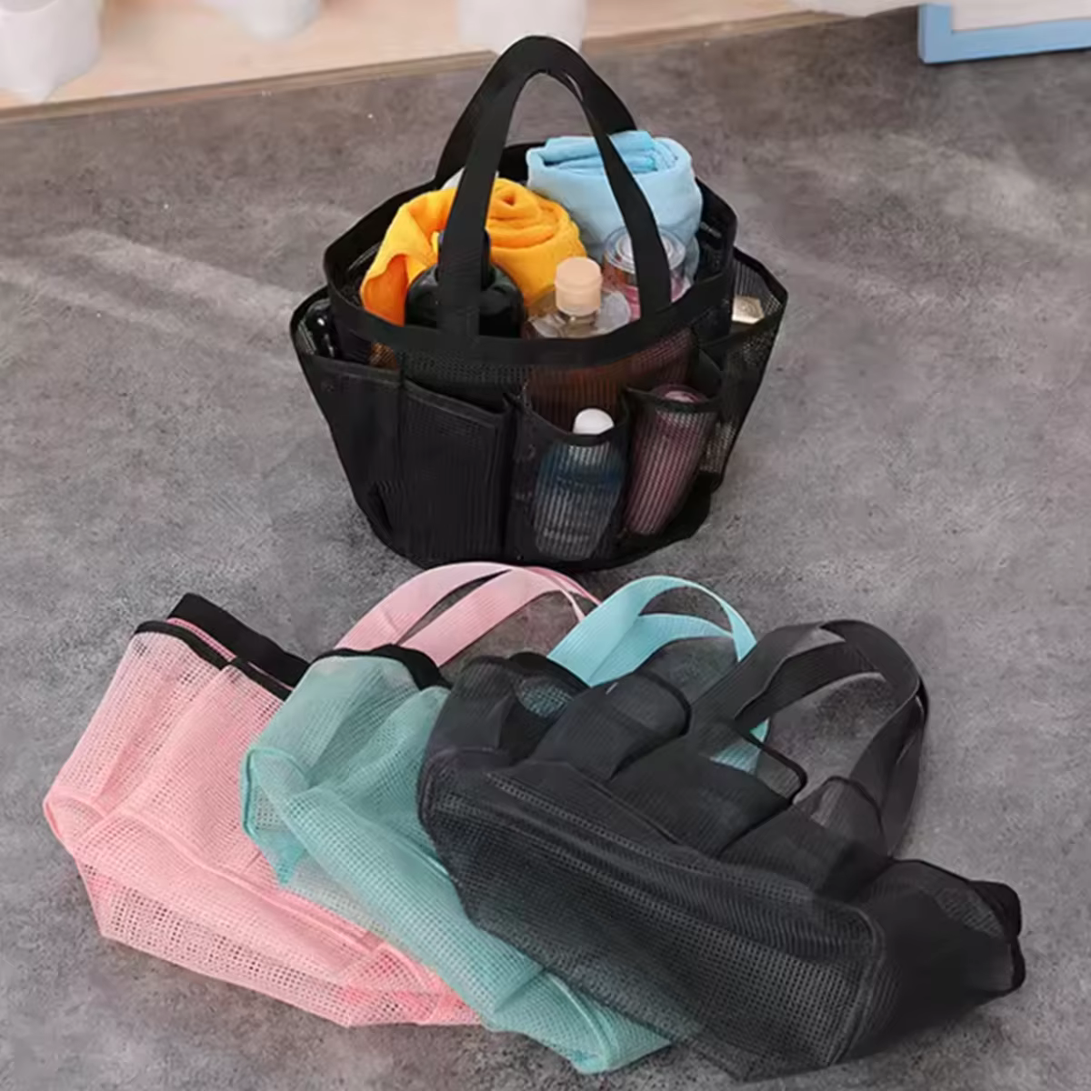 Sac de Douche Portable en Maille
