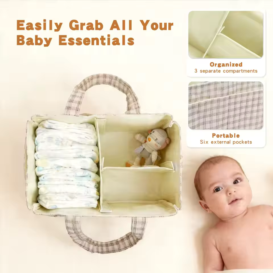 Sac de rangement pour couches grande capacité, multifonctionnel, pour articles humides et secs, pour bébés, style urbain simple, bandoulière en arc, cadeau