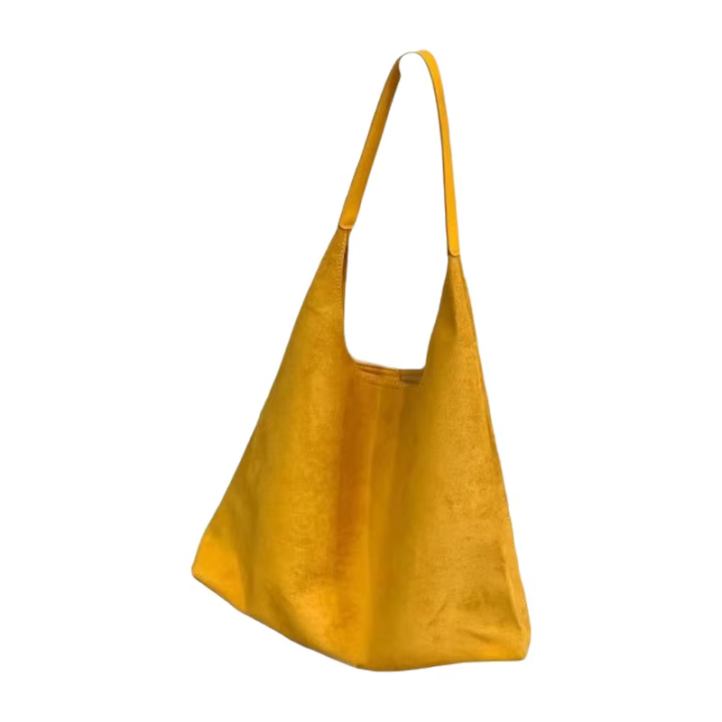 Sac à bandoulière en cuir suédé bleu grande capacité, sac fourre-tout décontracté en toile, le sac bleu préféré du propriétaire du magasin pour les moments d'hiver
