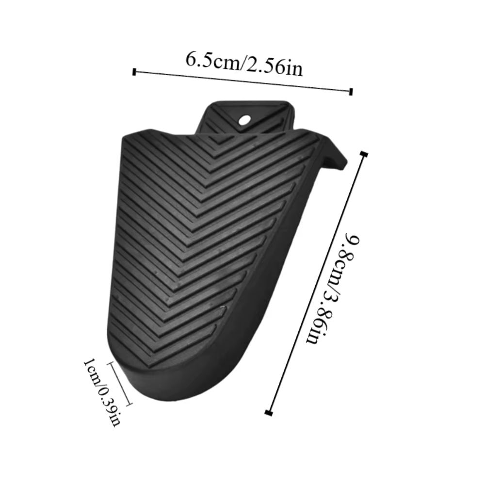 1 paire de couvre-chaussons de vélo en caoutchouc noir, confortables et protecteurs, pour chaussures Shimano SPD-SL SH10 SH11 SH12