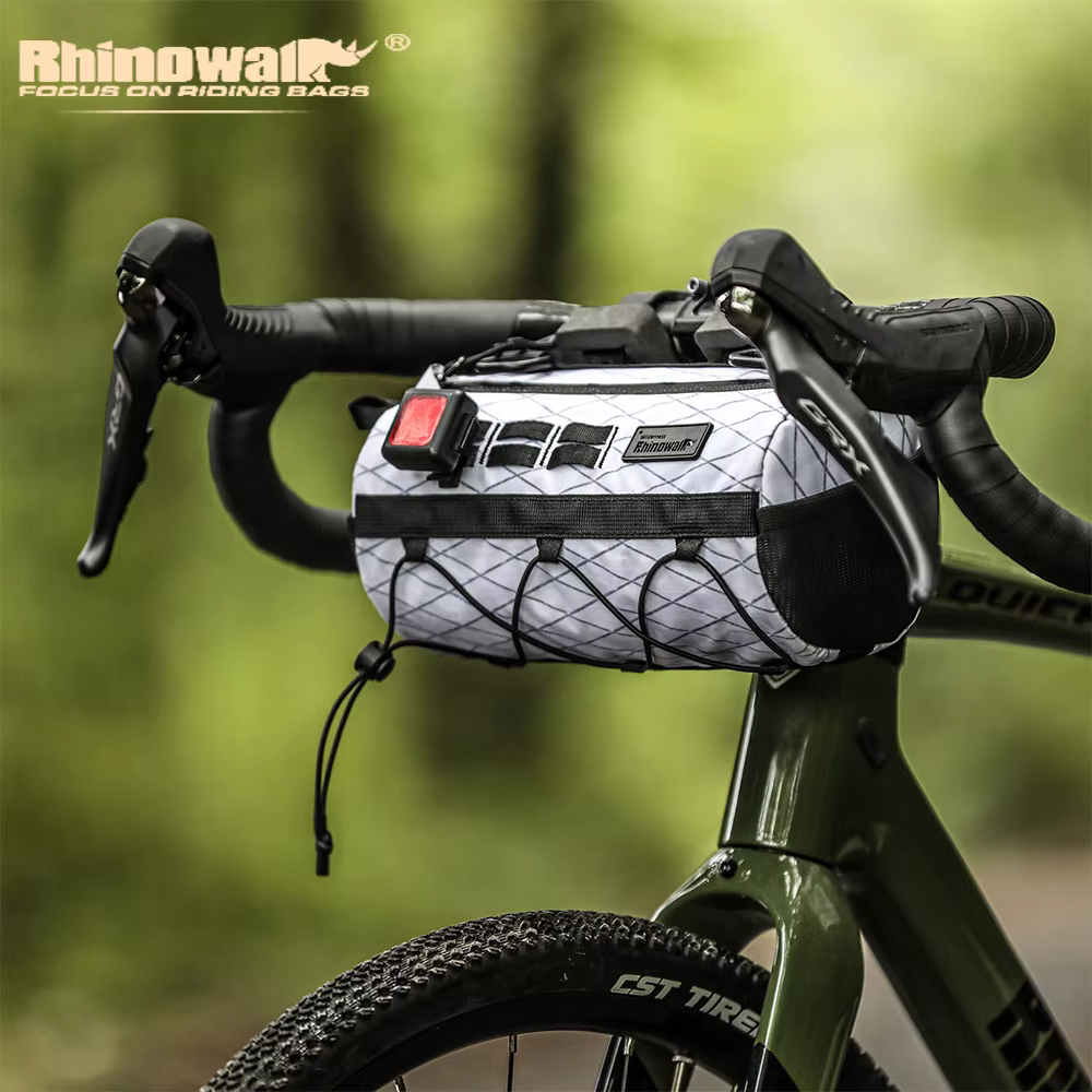 Rhinowalk – sac de guidon de vélo 2,8 l, sac avant de vélo série Wilderness EVA Design 3D, sac de vélo résistant à l'usure avec sangles