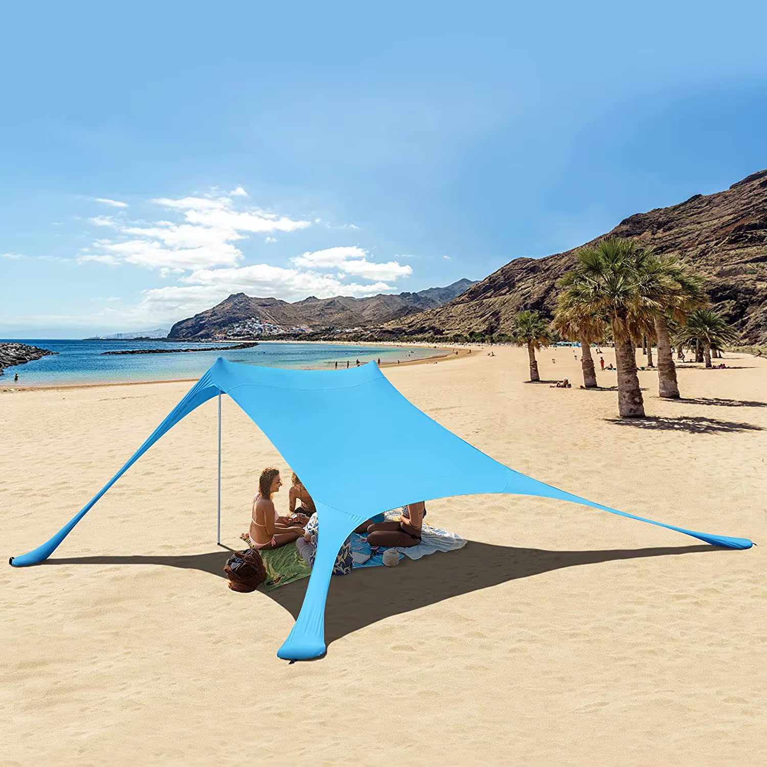 Grande Tente de Plage Familiale de 2m x 2.1m