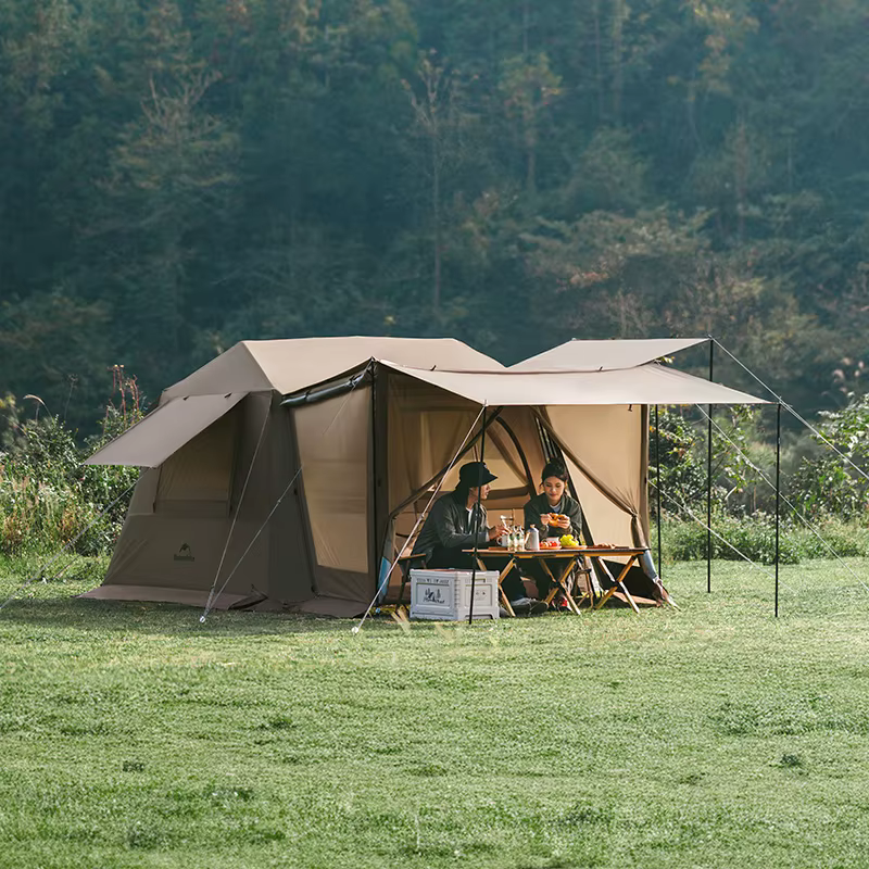 Naturehike Village 6.0 Deluxe 2.0 tente de Camping 3-4 personnes auvent automatique