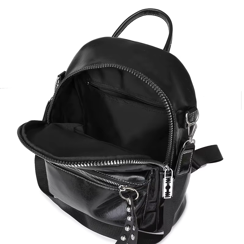 Sacs à dos en cuir souple pour femmes