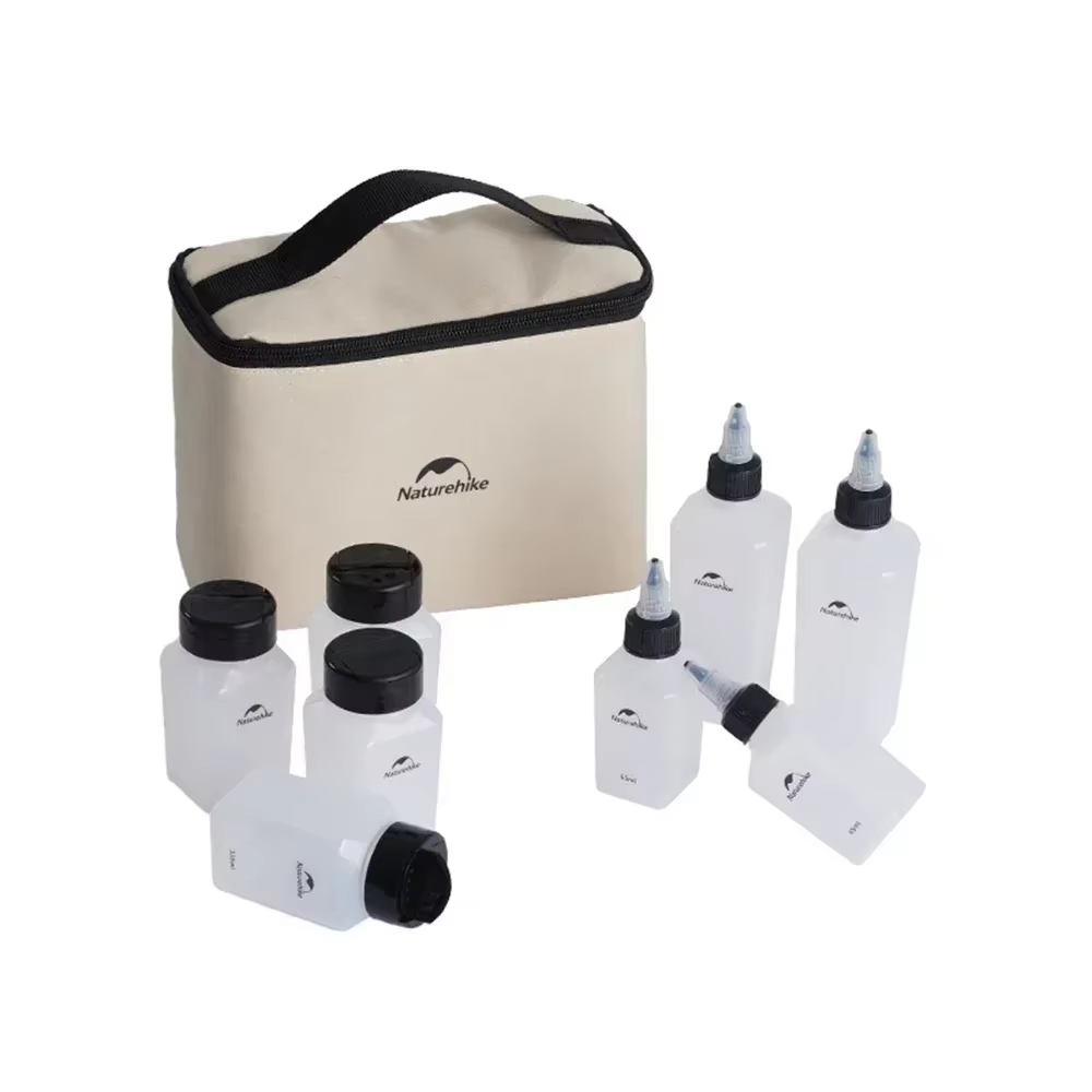 Accessoires de Camping barbecue en plein air pique-nique 6/8 pièces ensemble de pots de stockage d'épices