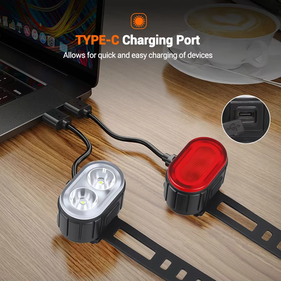 Lampes de vélo rechargeables par USB