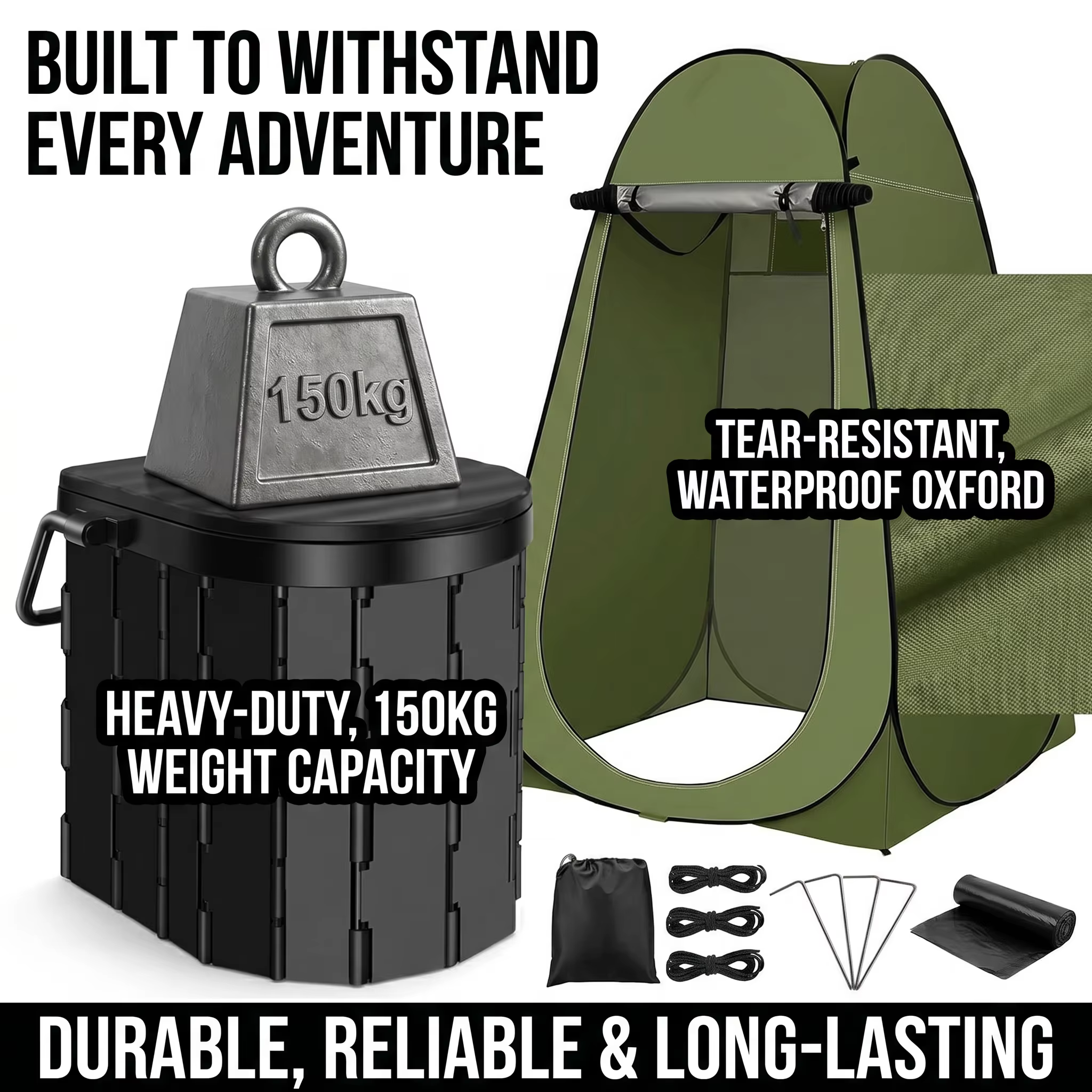 Toilette de camping portable