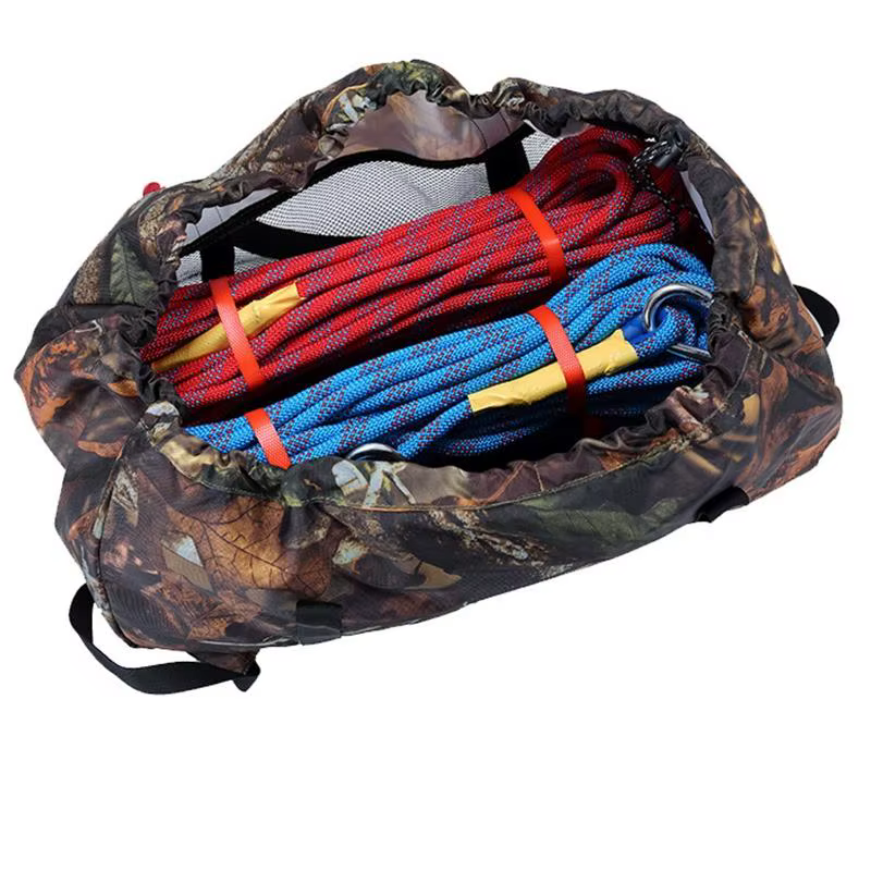 Sac de corde d'alpinisme en plein air
