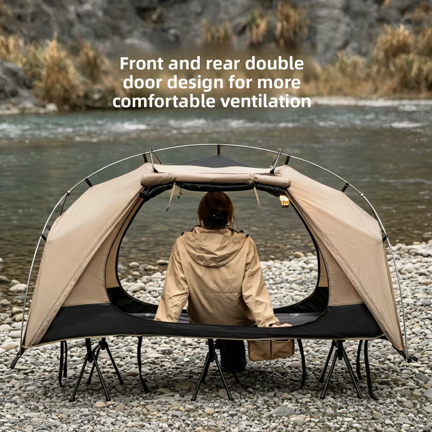 MOUNTAINHIKER Tente-lit de camping Tente