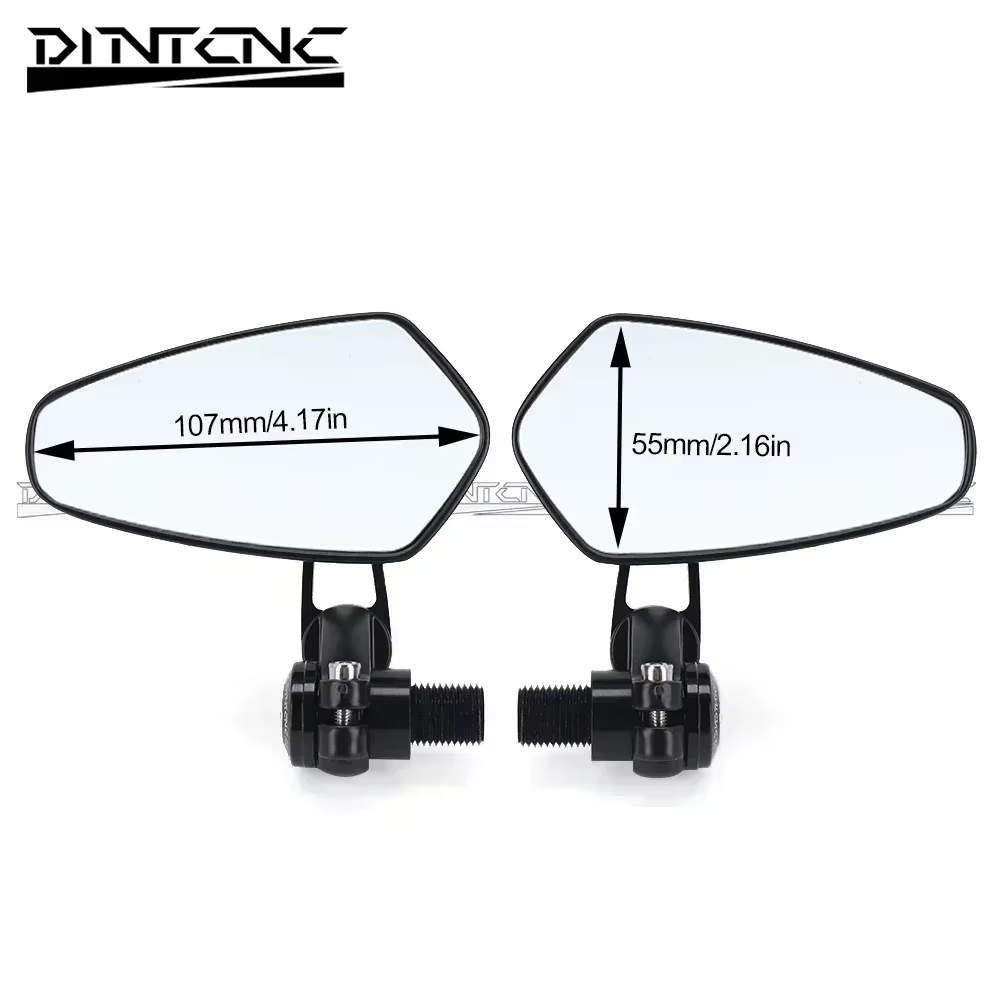 Rétroviseurs latéraux rotatifs pour guidon de moto Yamaha MT-07, MT-09, MT10, XSR700, XSR900, FZ07 (2014-2020) - Accessoires moto