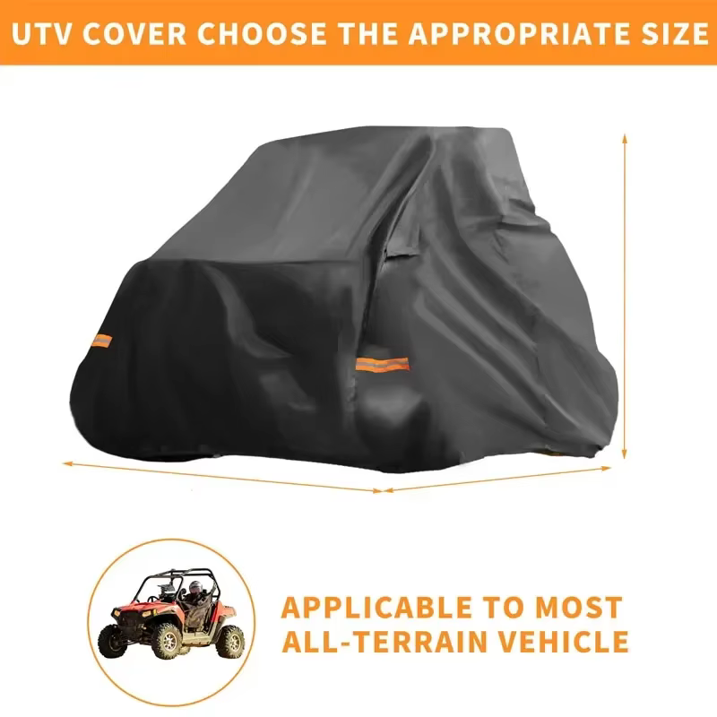 Juste de protection étanche pour UTV, étanche, côte à côte, 210D-PU, 1000x256x110 cm, convient pour Yincin is RZR XP 120 dehors, extérieur