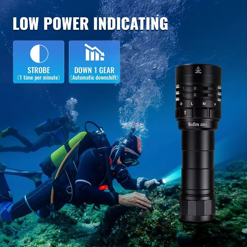 Sofirn-Lampe de Plongée Sous-Marine SD05