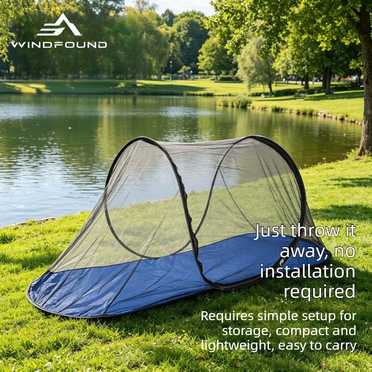 Tente anti-moustiques portable instantanée pour le camping en extérieur