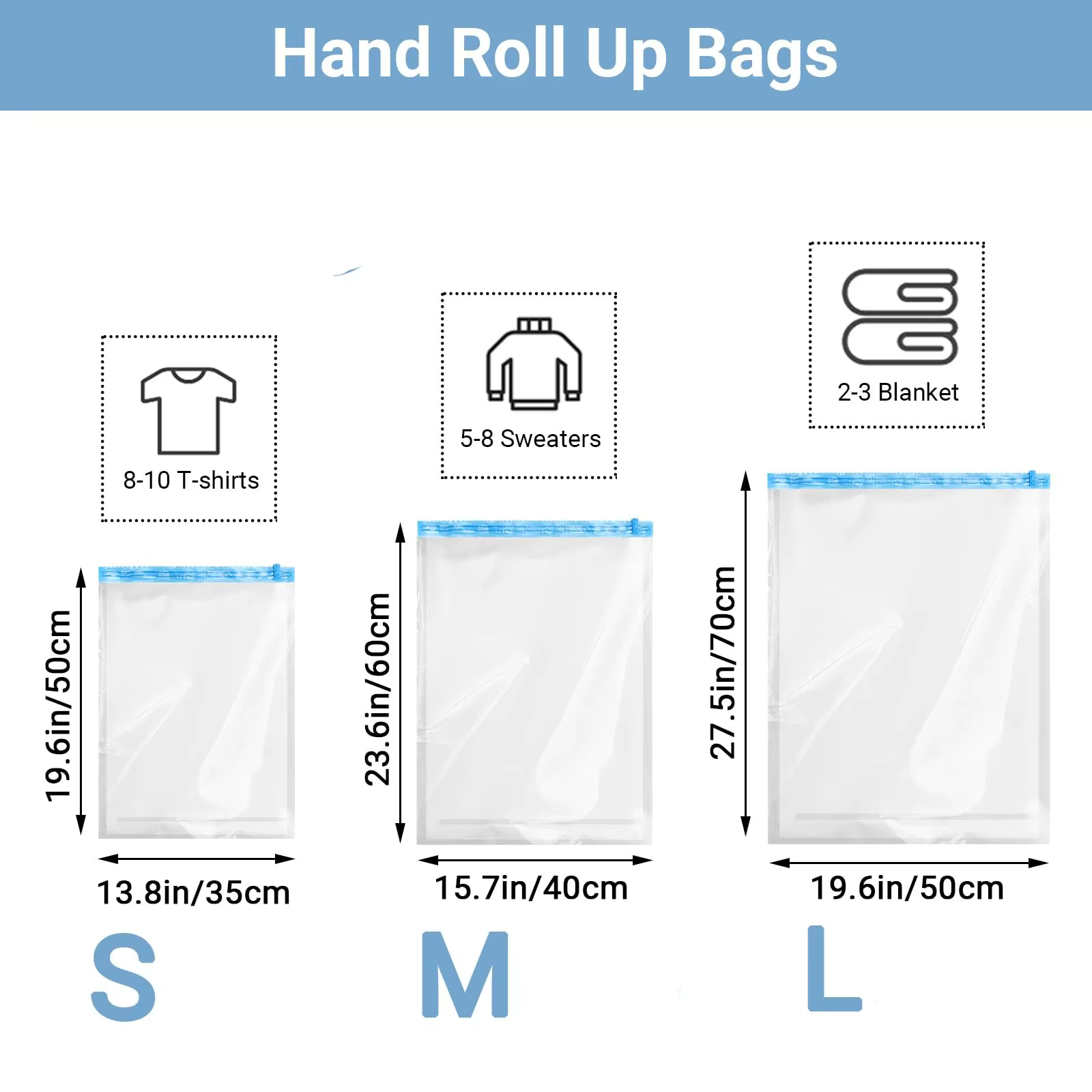 10 sacs de compression de voyage