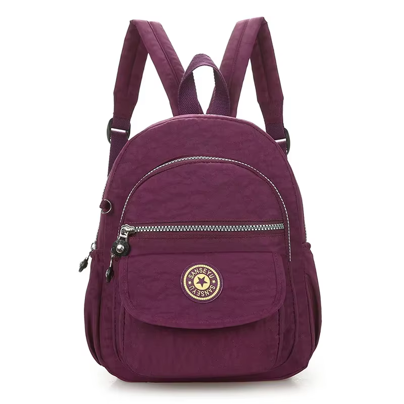 Sac à dos en nylon imperméable pour femme