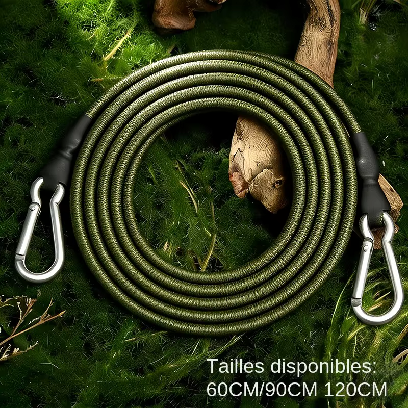 Cordon élastique robuste avec mousquetons pour kayak