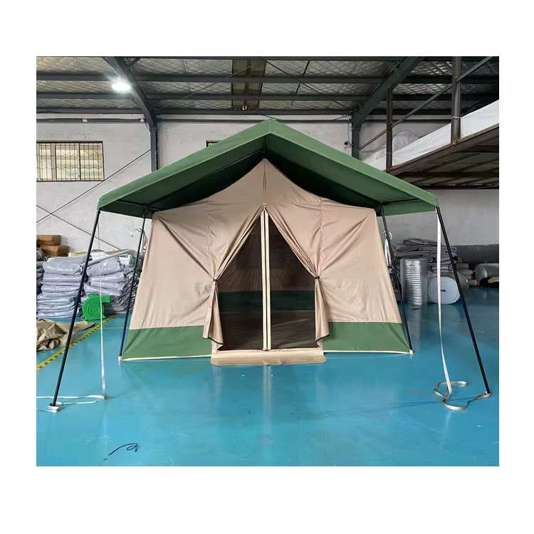 Tente de glamping de luxe de style safari