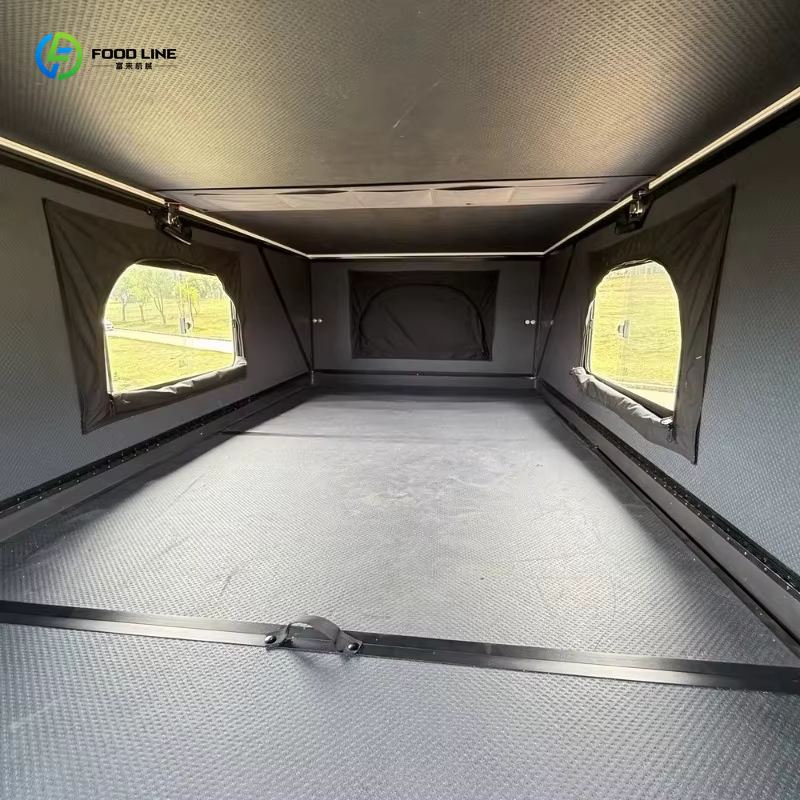 Tente de toit rétractable personnalisée haute résistance à coque rigide pour pick-up Ford en aluminium
