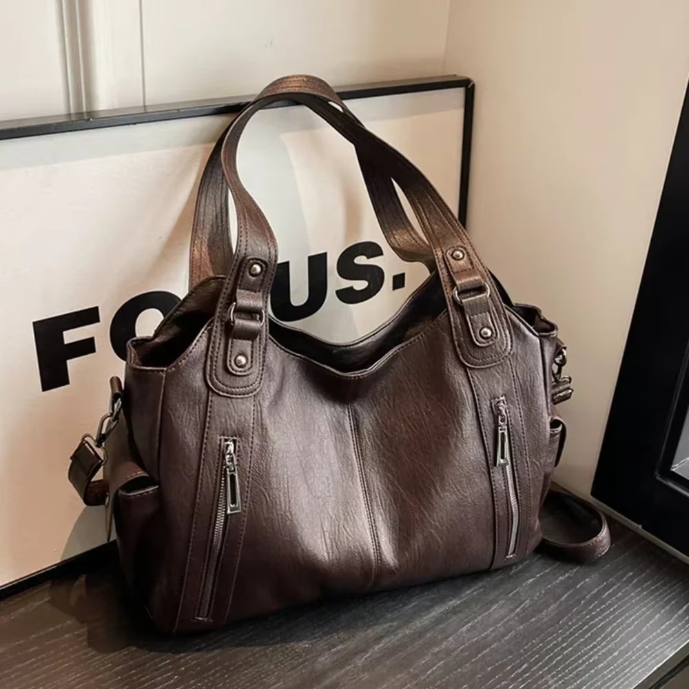Sacs à bandoulière à compartiment intérieur souple pour femmes