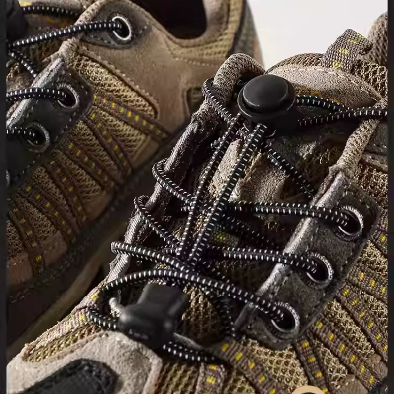 1 paire de lacets élastiques extensibles sans cravate