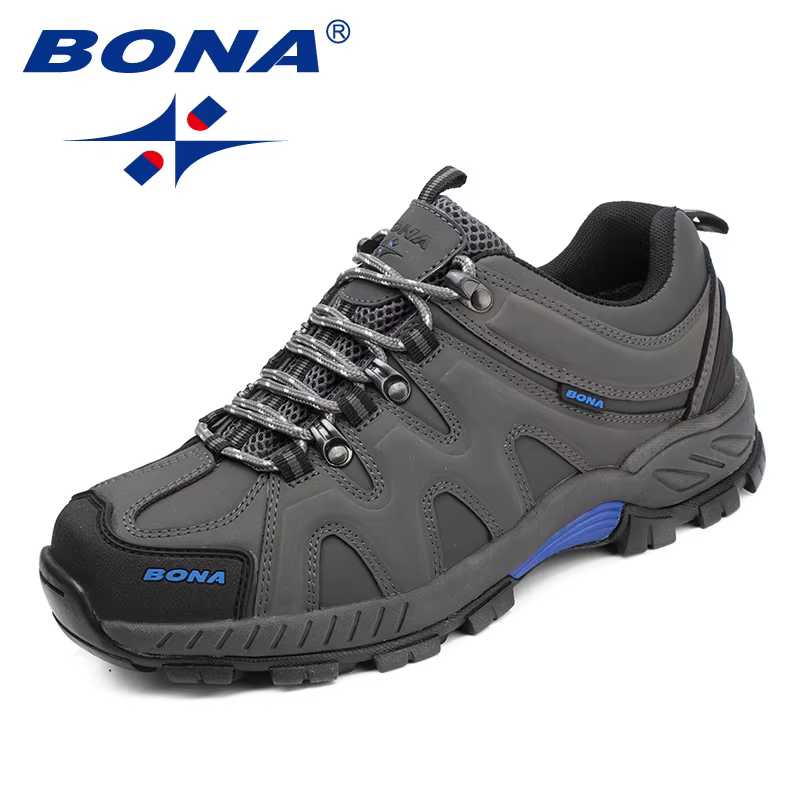 BONA nouveauté Style classique hommes chaussures de randonnée à lacets