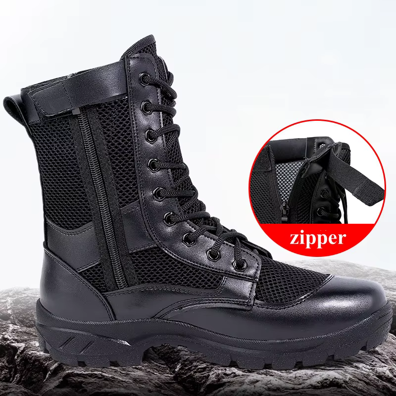 Bottes tactiques de Combat en maille respirante Ultra légères pour hommes et femmes