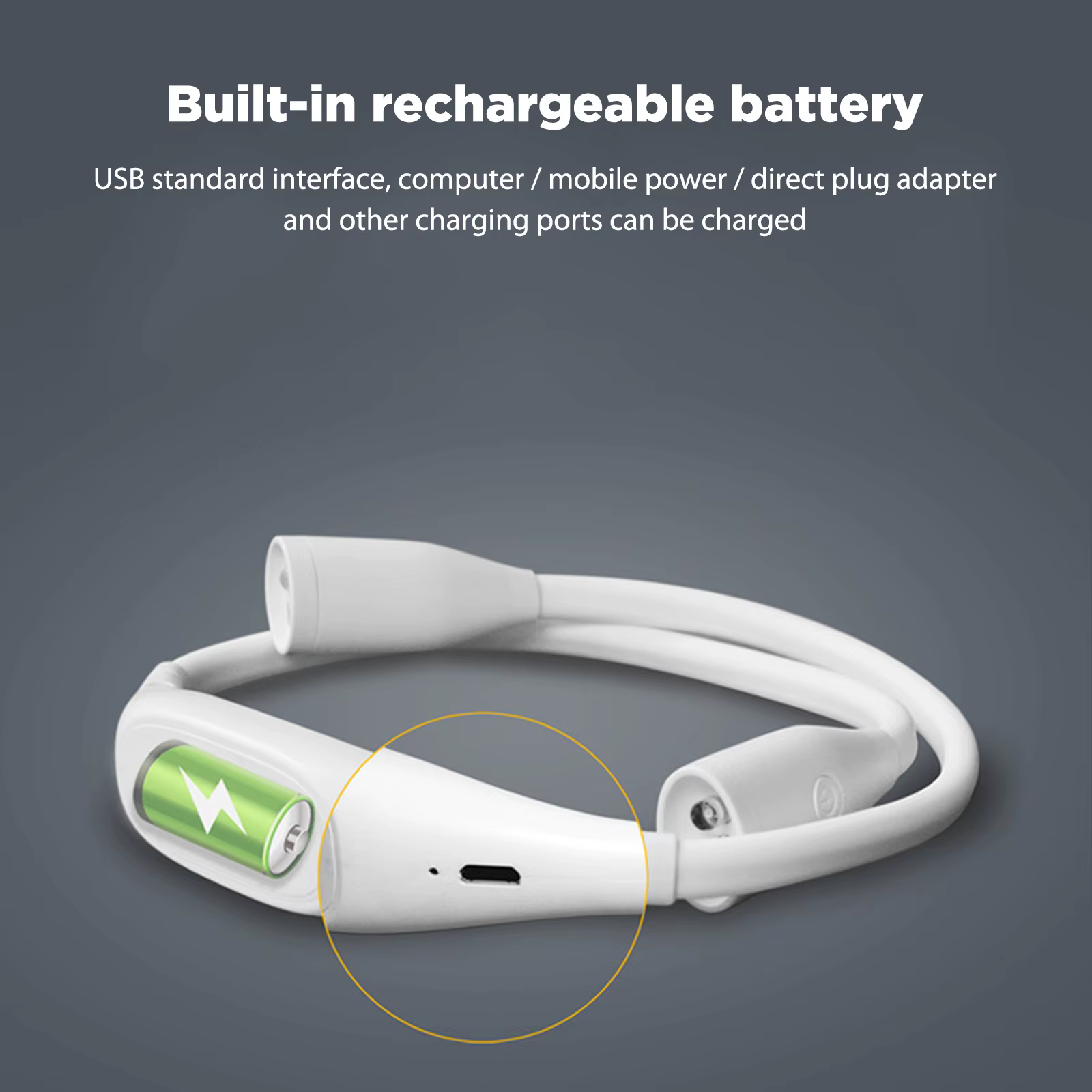 Lampes de lecture LED rechargeables pour le cou