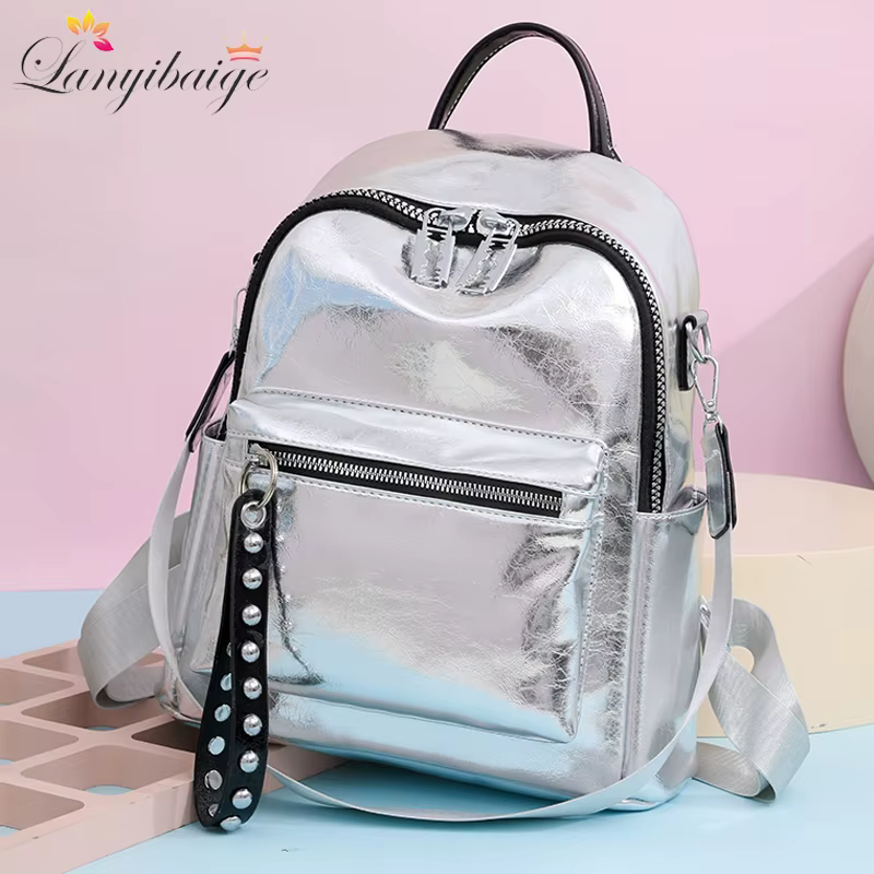 Sacs à dos en cuir souple pour femmes