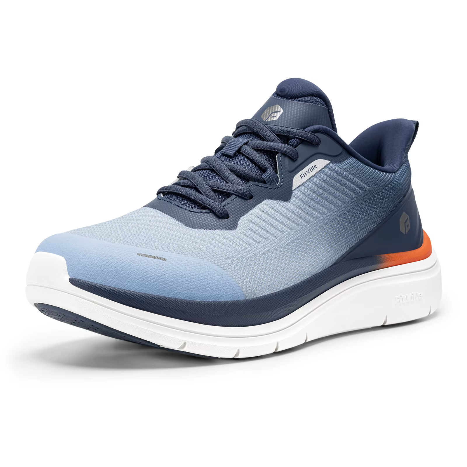 Chaussures de marche Fitville extra larges pour hommes, baskets de sport décontractées hydrofuges pour hommes, chaussures de course pour soulager les douleurs aux pieds, amorti