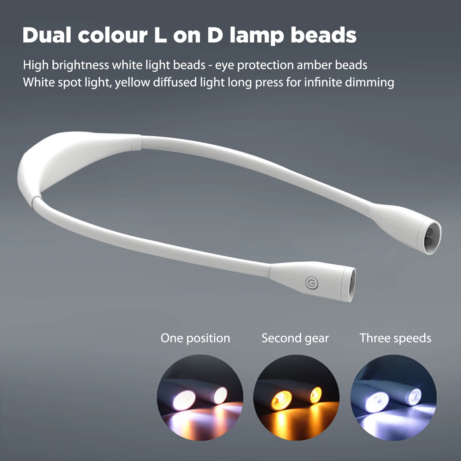 Lampes de lecture LED rechargeables pour le cou