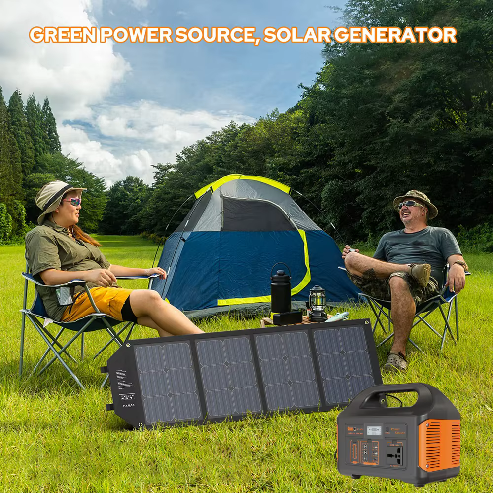 Jsdsolar Générateur solaire portable 300W 500W