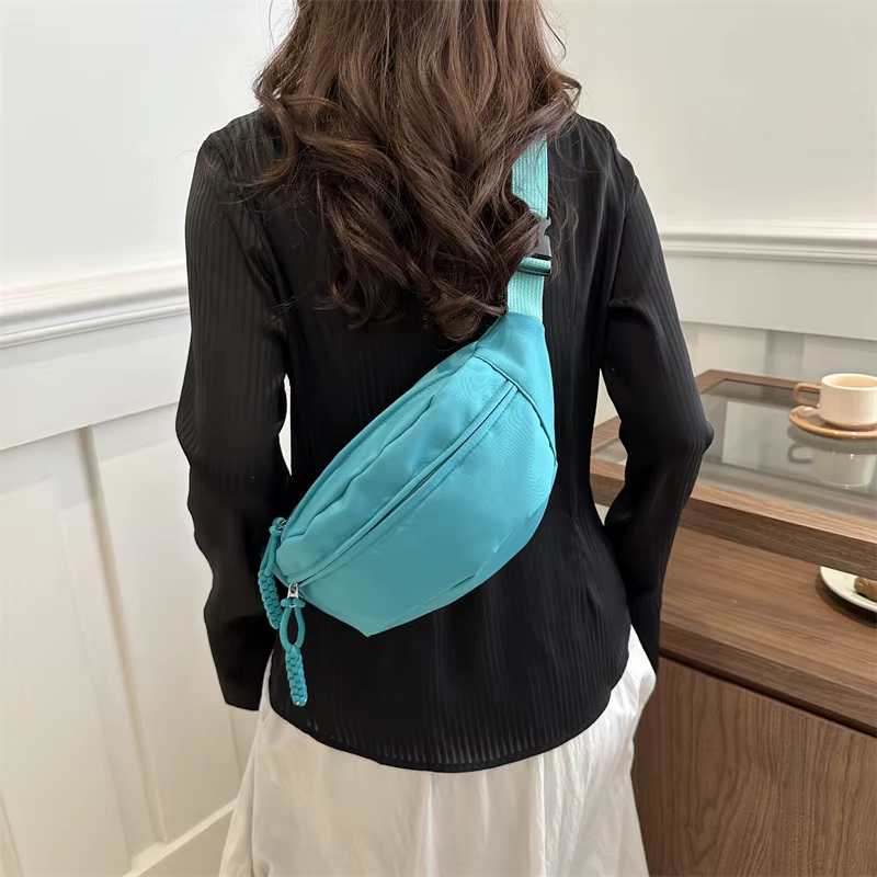 Sacs de taille demi-lune imperméables en tissu Oxford