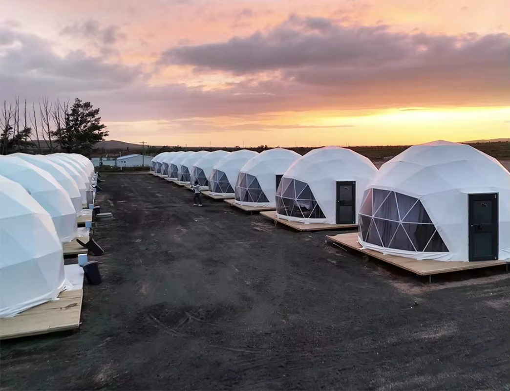 Dôme de Glamping de Luxe, Tentes Géodésiques, Grandes Tentes de Camping de Luxe, Dôme Hôtelier Sphérique pour un Ciel Étoilé, Tente d'Extérieur à Vendre, Personnalisable