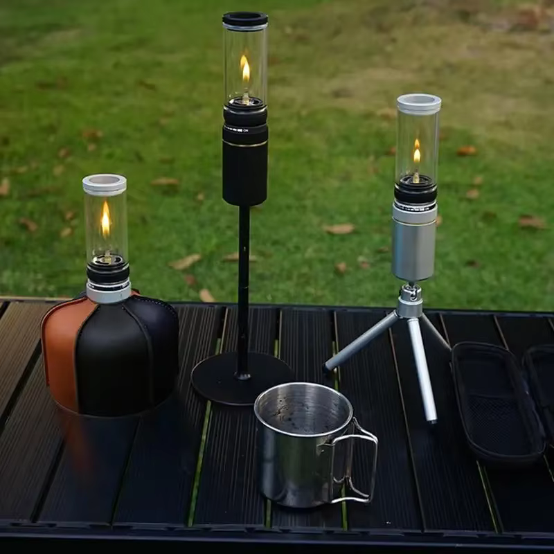 Lampe à gaz de camping coupe-vent extérieure