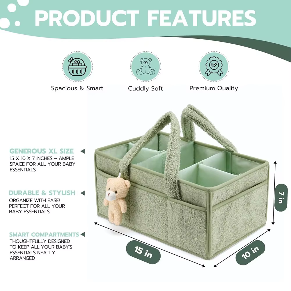 Sacs suspendus pour couches de bébé, fournitures portables pour animaux de compagnie, rangement de voyage, accessoires de poussette, organisateur, fourre-tout pour maman pliable