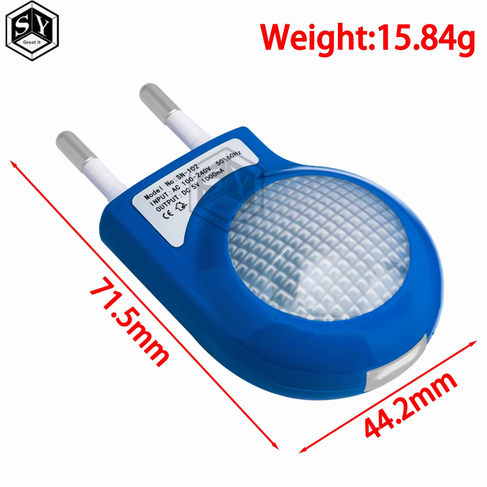 Mini Led escargot veilleuse automatique lampe de nuit intégré capteur de lumière contrôle lumière applique murale pour bébé enfants chambre prise ue