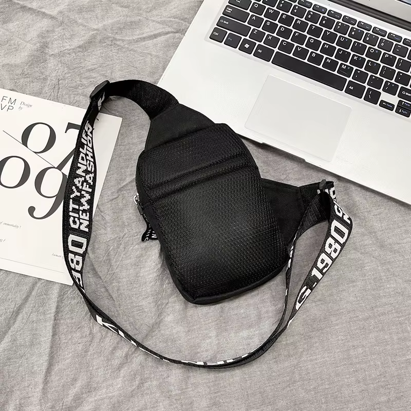 Sac de poitrine tendance unisexe pour trajets quotidiens