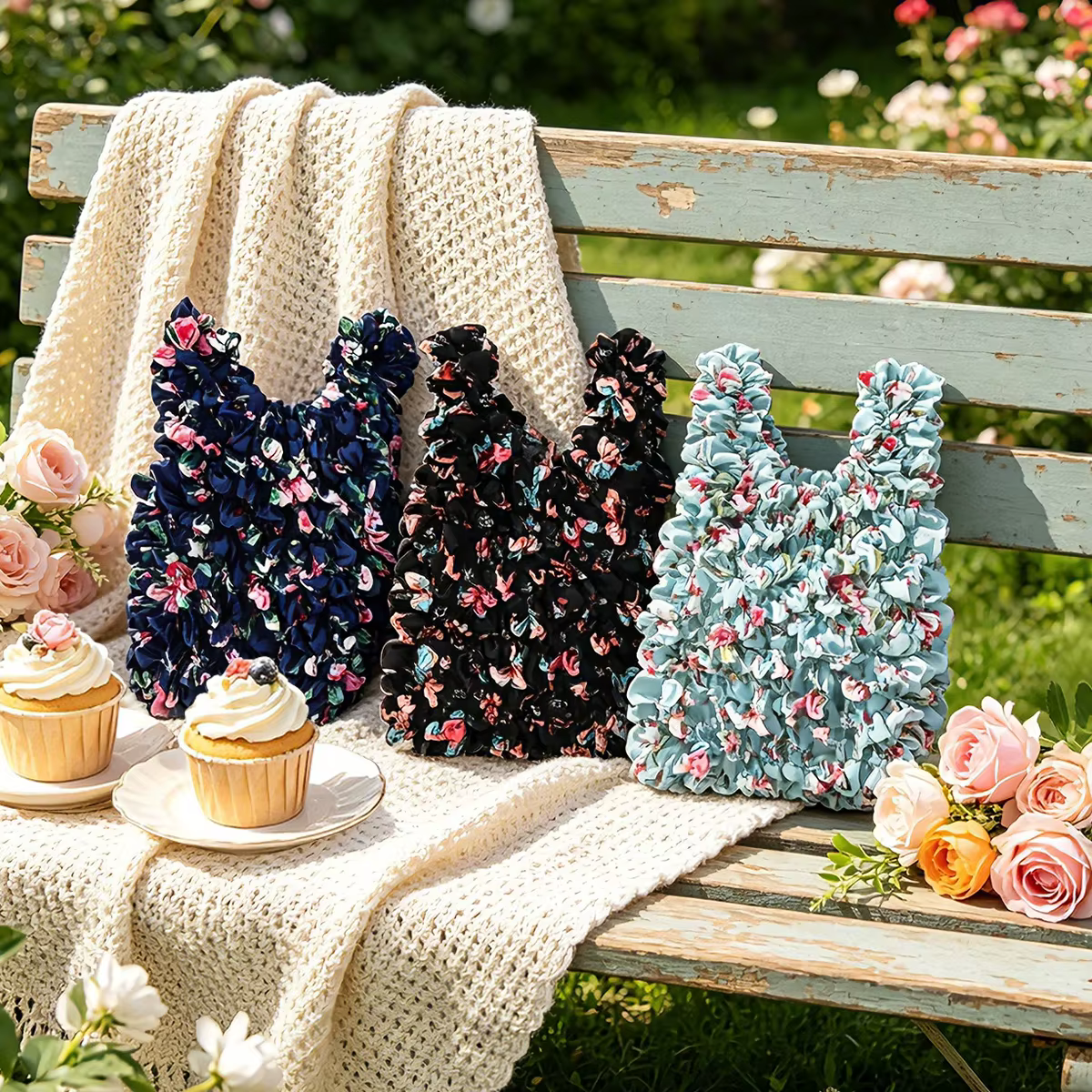 Sac de courses extensible plissé à bulles, multifonctionnel, grande capacité, élastique, pour usage quotidien et voyage, sac à main pour femmes