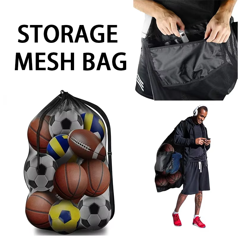 Sac de rangement pour ballon de basket-ball de football, sac de rangement pour Tennis et volley-ball, sac de rangement pour sport, épaule simple, facile à transporter